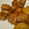 moco00moco's cooksnap of when they made 簡単♪てりてり♪厚揚げの豚肉巻き.