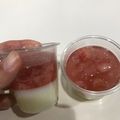 にゃこママ♪'s cooksnap of when they made 苺とミルクの二層ゼリー.