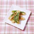 カレンガール's cooksnap of when they made ちくわと大葉の天ぷら.