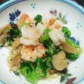 クックE7AY42☆'s cooksnap of when they made 海老とブロッコリーのアヒージョ風.