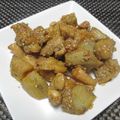 ジョングレ's cooksnap of when they made 鶏肉とれんこんのバターゴマ味噌煮.