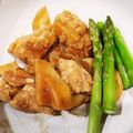 tomoka0314's cooksnap of when they made 柔らか鶏の胸肉とジャガイモの甜麺醤炒め♡.