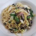 GmamaG's cooksnap of when they made バターとめんつゆで☆白菜の和風スパゲティ.