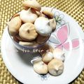 ミニcooking's cooksnap of when they made ハロウィンにも♥おばけメレンゲクッキー.
