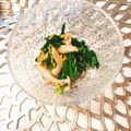 yesmama's cooksnap of when they made 春菊とシーチキンの酢の物.