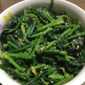 himiyuママ's cooksnap of when they made あっさり旨い☆ほうれん草のごまナムル.