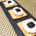 あゆまんま♪'s cooksnap of when they made クラッカーのとろーりチョコマシュマロ*.