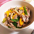 うぅこちゃん's cooksnap of when they made パプリカと豚肉とシメジのマヨポン炒め.