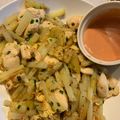 novaimar's cooksnap of when they made ささ身天とフライドポテトの胡麻マヨ和え.