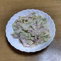 55才のおじさん's cooksnap of when they made レンジでズボラな春キャベツ卵サラダ.
