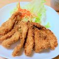 ヒソカ★ナニカ's cooksnap of when they made 鶏胸肉のカレーチーズスティックフライ.