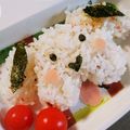 hitomi♪＊'s cooksnap of when they made ハートで〜♡ワンだふる♬おにぎり.