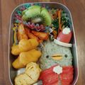 れおいち's cooksnap of when they made すみっコぐらしXmasキャラ弁ぺんぎん？.
