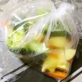ふれんでぃあ's cooksnap of when they made 袋１枚♪レンジ５分で温野菜♪♪.