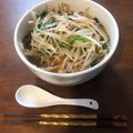 こしあんつぶこ's cooksnap of when they made 豚コマ肉とニラもやしの炒め物.