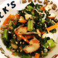 AGUDY's cooksnap of when they made 大根の葉が副菜に！簡単ごま油炒め.