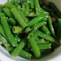 Jorie's cooksnap of when they made インゲンのペペロンチーノ.