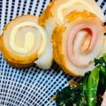 みっちゃん・な's cooksnap of when they made お弁当に♡ハム入り竹輪のクルクル巻き.