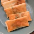 MICH0112's cooksnap of when they made ささみの梅紫蘇チーズ春巻き.