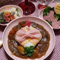 YUN♡TEN's cooksnap of when they made デコカレー☆ハッピーバースデー.