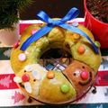 うずまき1013's cooksnap of when they made HMで！クリスマスリースちぎりパン.