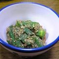Ｏﾄ人ﾄロｌ's cooksnap of when they made おくらの胡麻和え☆.