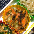 nosso's cooksnap of when they made にんじん多めのかき揚げ風！.