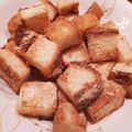 まゆり☆彡's cooksnap of when they made 簡単♪フライパンでオヤツきな粉パン♪.