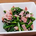 ｶｯﾊﾟ。's cooksnap of when they made ほうれん草とハムのサラダ.