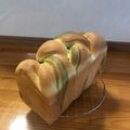 クックPKU79T☆'s cooksnap of when they made 抹茶の三つ編み食パン.