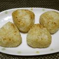 ジョングレ's cooksnap of when they made 魚焼きグリルで焼おにぎり.