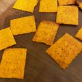 yoyoさん's cooksnap of when they made かぼちゃの米粉クラッカー.