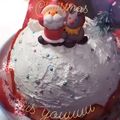 ルルちゃんmam's cooksnap of when they made 簡単手作り！Xmasスノードームケーキ.
