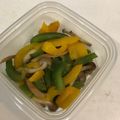 スイジョウ's cooksnap of when they made お弁当♪パプリカしめじピーマン簡単炒め.