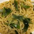 HappyYumi's cooksnap of when they made 長ネギの青い部分だけの絶品ペペロンチーノ.