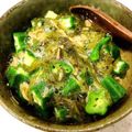 yummysunny's cooksnap of when they made オクラ・きゅうり・めかぶのネバネバサラダ.