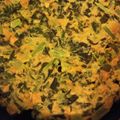 mikyuzo's cooksnap of when they made おつまみに♫大根菜のお好み焼き風♫.