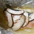 ベビタカ's cooksnap of when they made フライパン1つで鮭ときのこのホイル焼き.