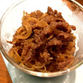 もちよめちゃん's cooksnap of when they made 簡単！馬肉のような牛肉の時雨煮.
