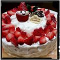 クックHW8TER☆'s cooksnap of when they made 2010☆苺サンタクリスマスケーキ.
