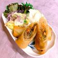 かっちゃん杉's cooksnap of when they made 青椒肉絲から作る春巻き.