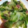 1065386's cooksnap of when they made 簡単☆レタスとハムのサッと炒め☆糖質オフ.