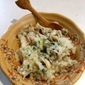 にかまき1's cooksnap of when they made おひとりさま☆キノコの豆乳リゾット.