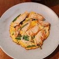 AAYAACO's cooksnap of when they made ねぎ焼きならぬ！わけぎ焼き！.