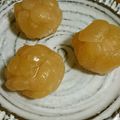 Lucy7484's cooksnap of when they made ゆずの香楽しむ柚子鹿の子.