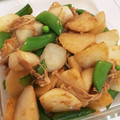 ooomihooo's cooksnap of when they made ながいもとスナップえんどうの簡単炒め.