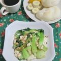 mmameco's cooksnap of when they made チンゲン菜炒め.
