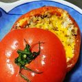 あおやがら's cooksnap of when they made 丸ごとトマト☆肉詰めチーズ焼き.
