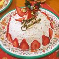369みるく's cooksnap of when they made X'mas☆初めてでも簡単ドームケーキ★.