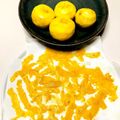 azbjbn's cooksnap of when they made ひと手間でパラッと綺麗柚子皮を冷凍保存♪.